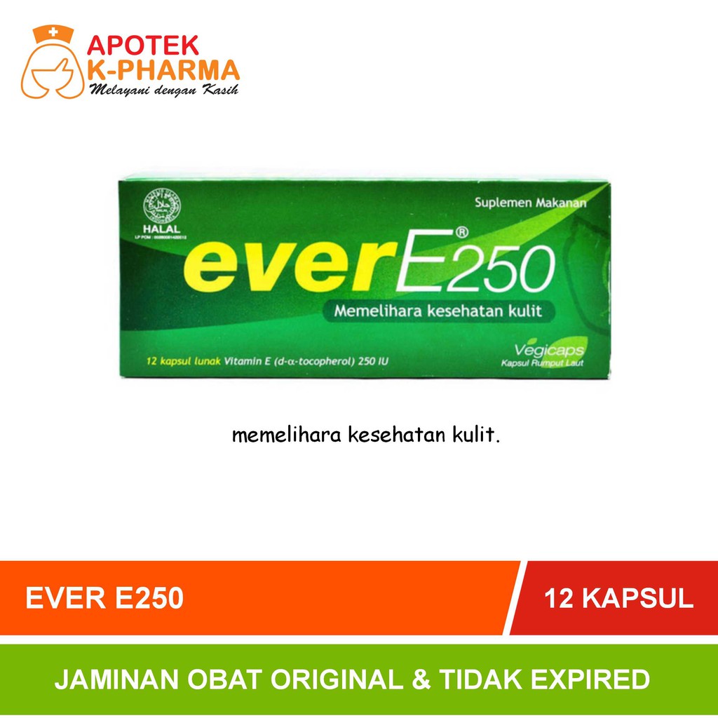 Jual Ever E250 Isi 12 Kapsul Obat Original Konimex Shopee Indonesia 2167