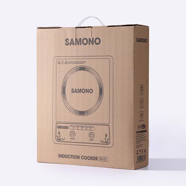 SAMONO WS-01 600W Smart Touch Electric Stove 3D Wateproof Kompor Listrik Induksi Orange