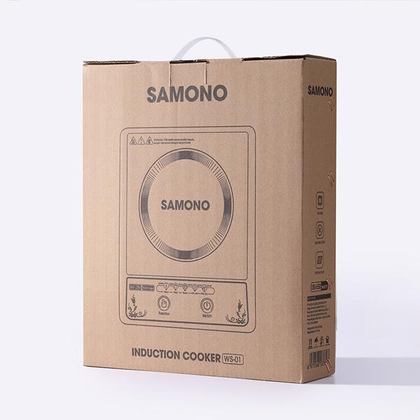 SAMONO WS-01 600W Smart Touch Electric Stove 3D Wateproof Kompor Listrik Induksi Orange