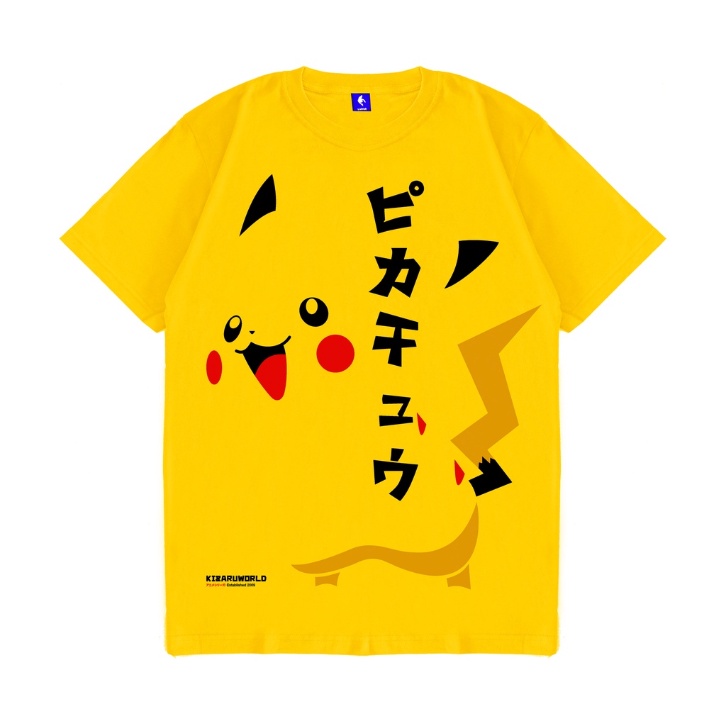 KIZARU Kaos Anime Pokemon PIKACHU