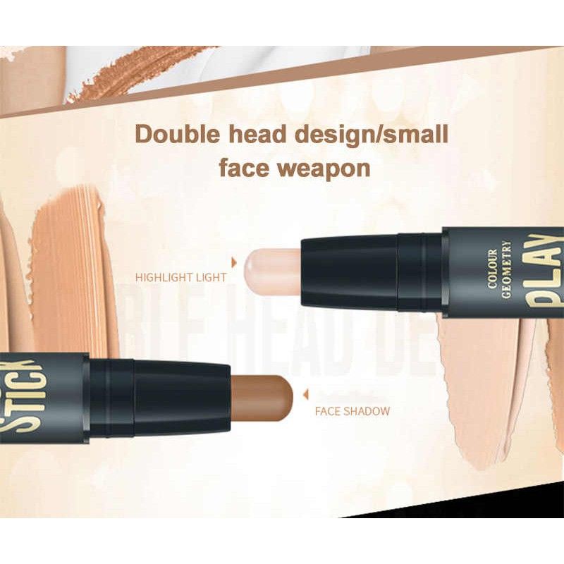 PROMO COD.!! 2in1 Lameila Stick Contour Duo Concealer Geometry