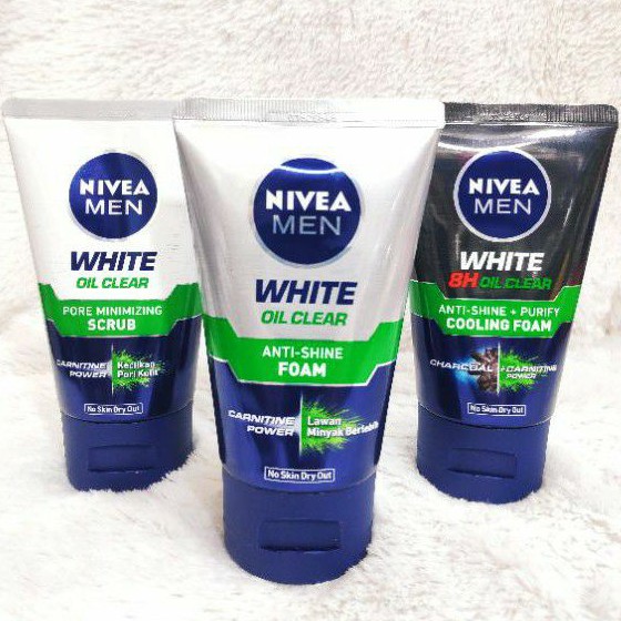 NIVEA MEN EXTRA WHITE FOAM 100 ML ~ FACIAL FOAM NIVEA MEN 100 ML ~&gt; PROMOOOOO MURAH