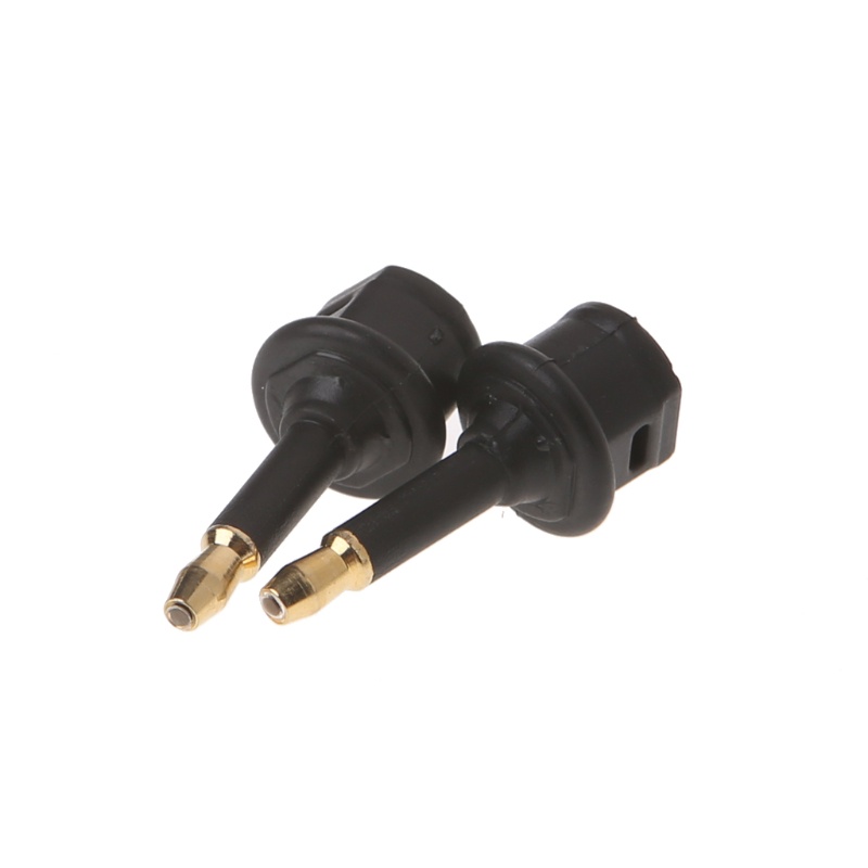 zzz 2 Pcs Toslink Female To 3.5mm Male Mini Audio Plug Digital Optical Adapter Converter