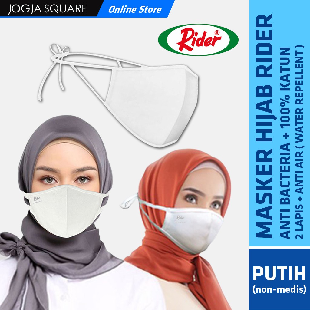 MASKER KAIN HIJAB RIDER ORIGINAL HEADLOOP EARLOOP