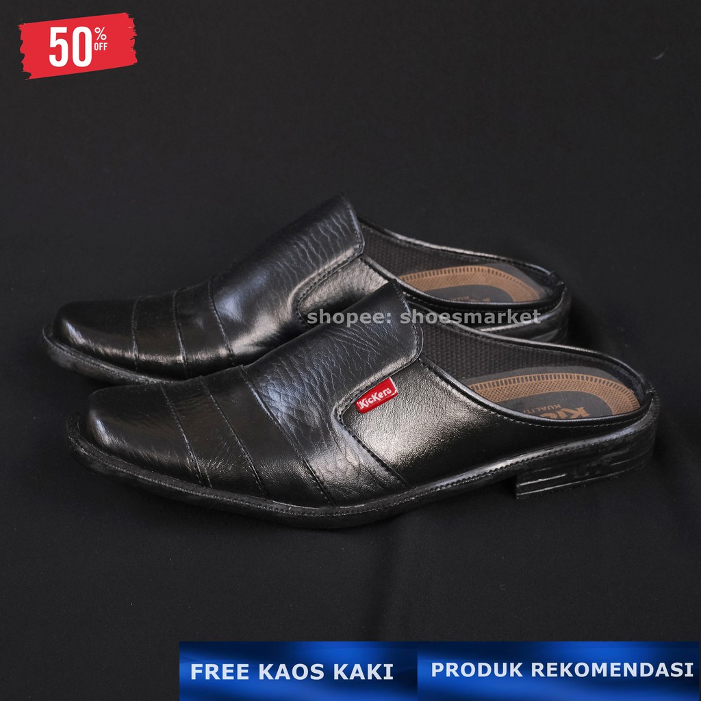 Sepatu Sandal Pria Bustong - sendal sepatu bustong  pria formal kerja