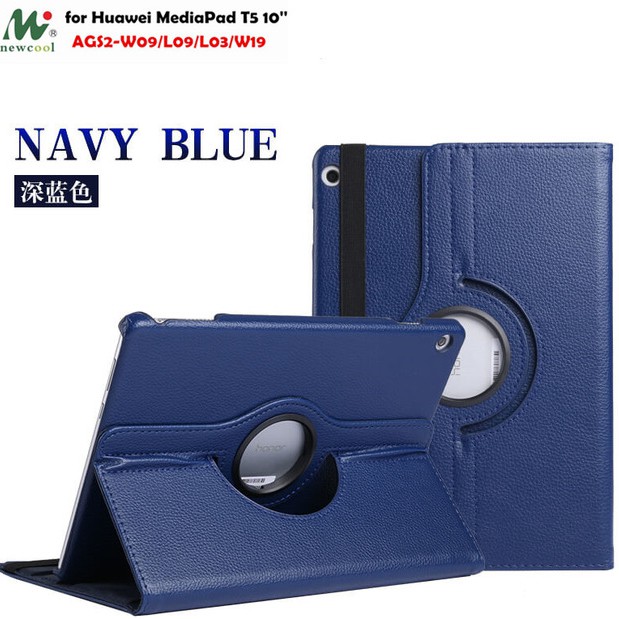 FLIP CASE FLIP COVER LEATHER 360 ROTARY HUAWEI MEDIAPAD T5 10.1 INCH