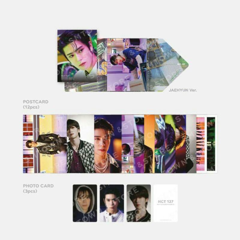 Sharing per 3 Pcs Official Postcard Special Book Jaehyun Nct