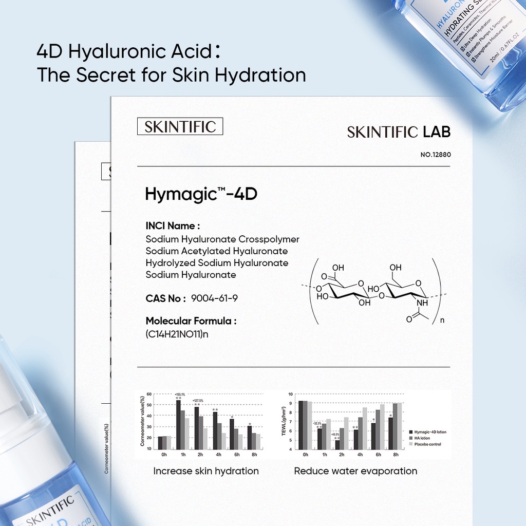 Skintific 4D Hyaluronic Acid Barrier Essence Toner / Acid Hydrating Serum