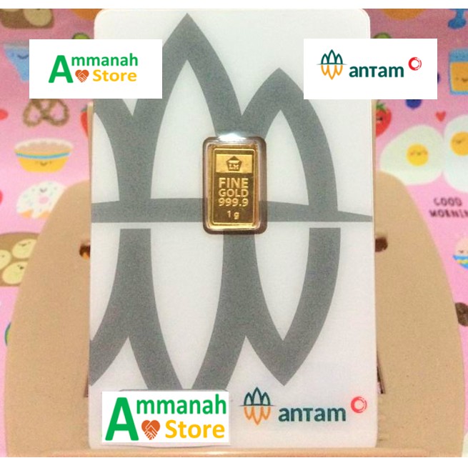 Emas ANTAM 1 Gram / Logam Mulia Antam Press CertiEye ASLI