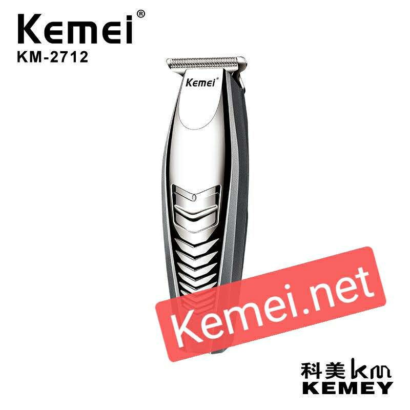 Kemei KM-2712 Rechargeable Hair Clipper profesional Pria Cordless Hair