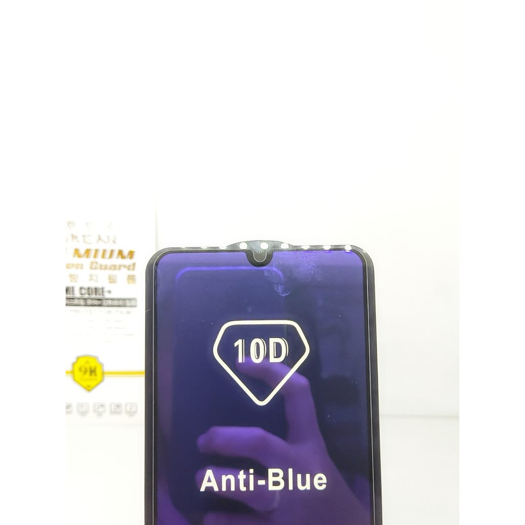 KOREAN Blue Ray 10D Samsung A70 A70S 6.7 inchi Tempered Glass FULL GLUE ANTI RADIASI