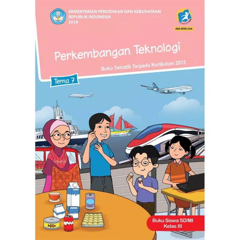 PAKET BUKU TEMATIK KELAS 3 SD TEMA 5 6 7 8 KURIKULUM 2013 REVISI KEMENDIKBUD