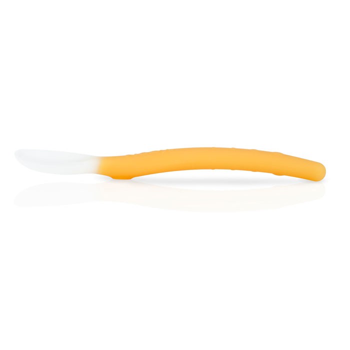 Nuby Silicone Spoon With Case - Sendok Makan Bayi