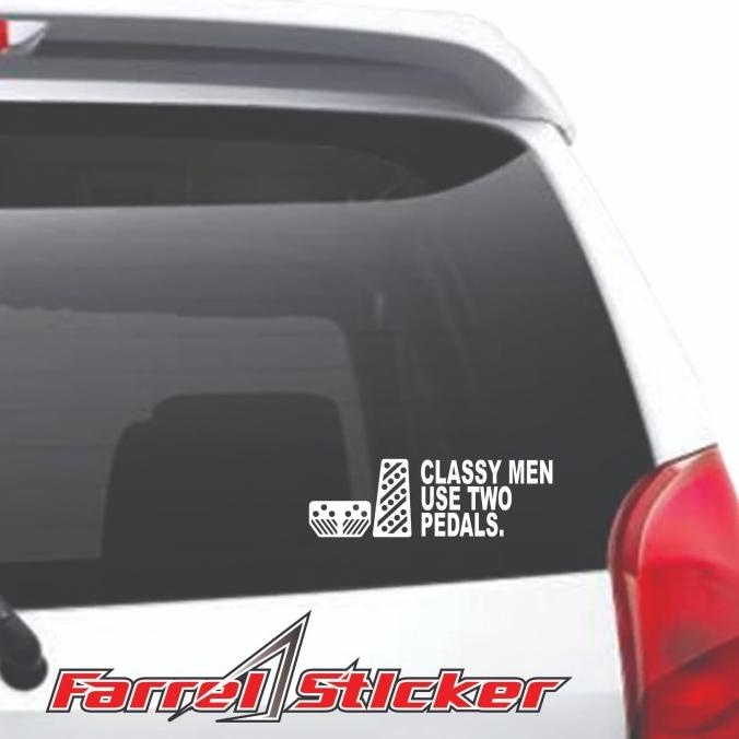 stiker real man sticker pedal farr3l55 Ayo Beli