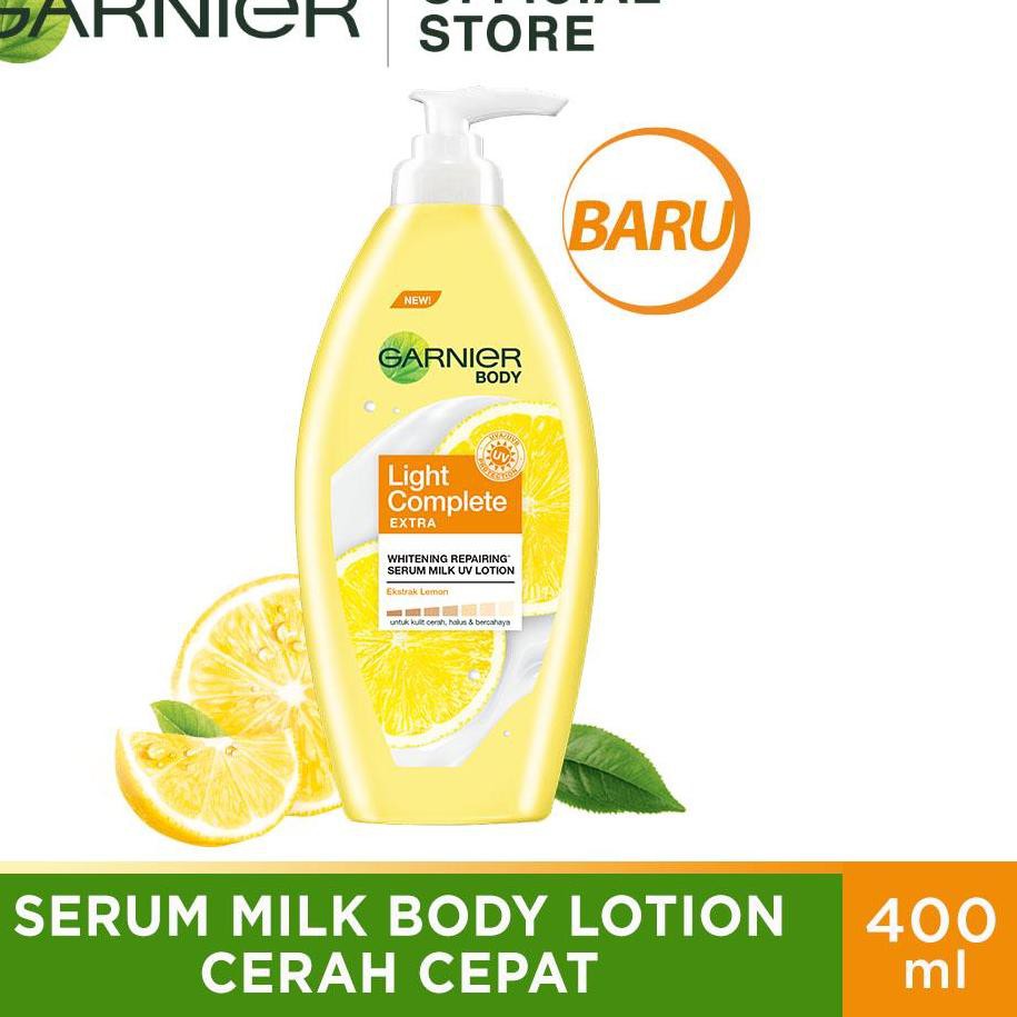 [KODE 578] Garnier Light Complete Body Lotion & Hand Cream (Perawatan Untuk Kulit Cerah Cepat) TERLA