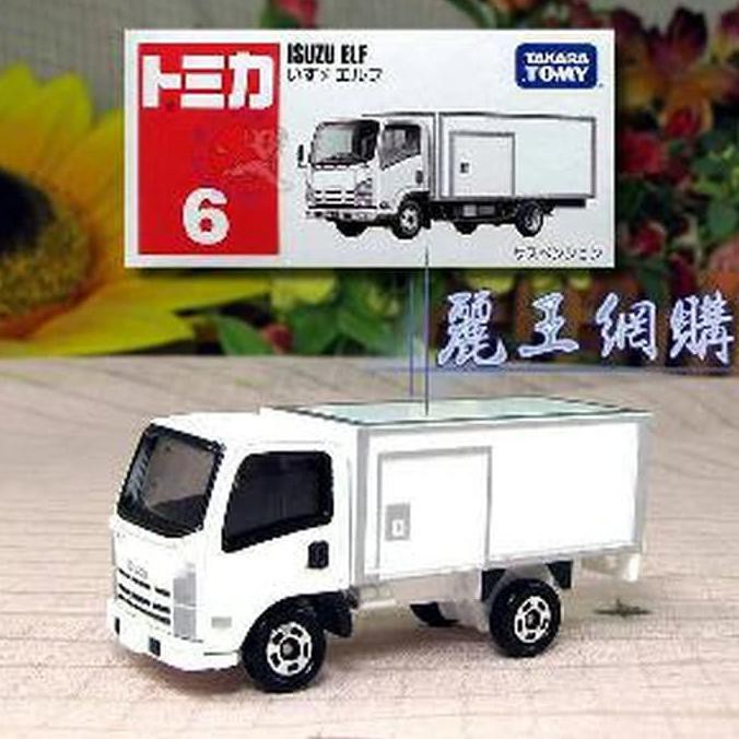 Tomica No 6 Truck Isuzu Elf Miniatur Truk Replika Diecast Truk Reguler - Termurah 