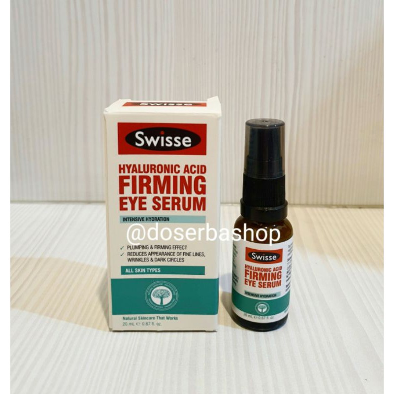 swisse hyaluronic acid firming eye serum