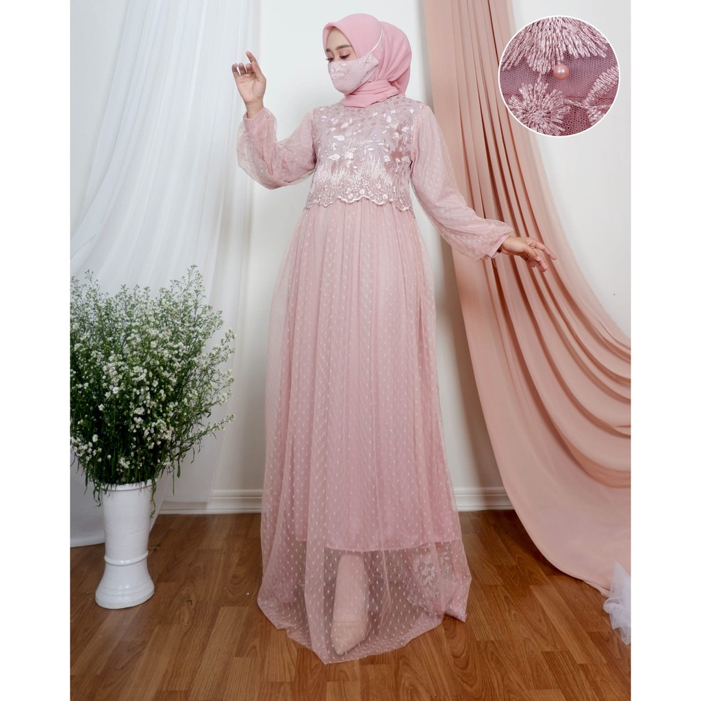 PROMO LONG GAMIS TULLE AMANDA / LONG GAMIS PESTA