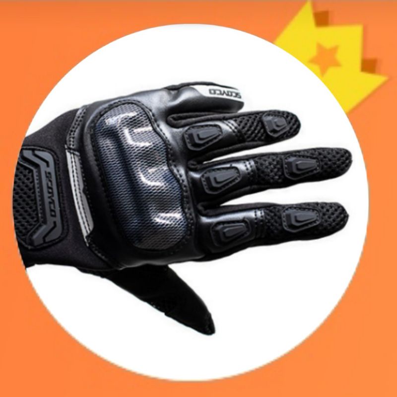 Scoyco MC64-2 Gloves - Sarung Tangan MC 64 2 support Touch screen karbon 642 mc64