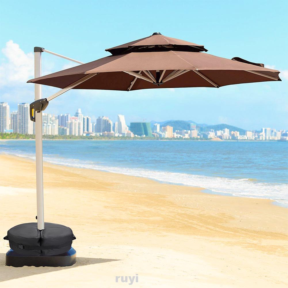 Camping Round Tent Detachable Weather Resistant Large Opening Umbrella Base Weight Bag Shopee Indonesia