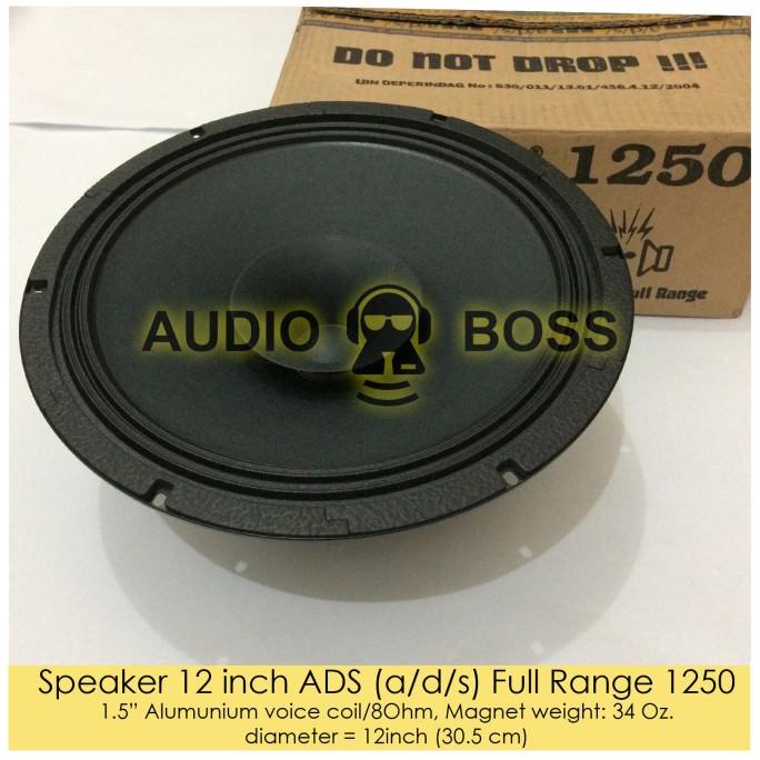 Speaker ADS 12 inch Full Range 1250 - Speaker ADS Full Range 12" 1250