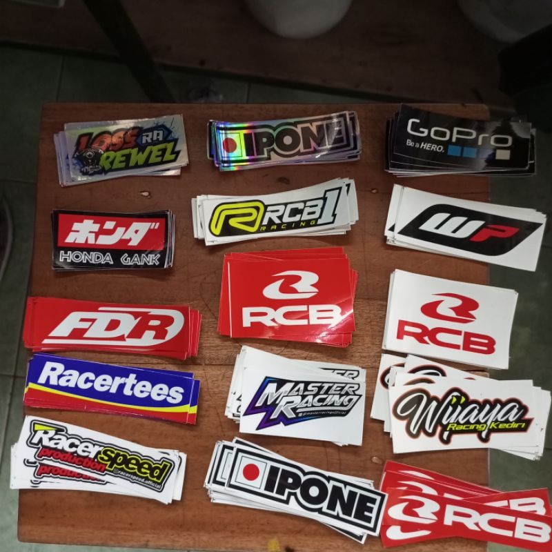 

Stiker Motor Anti Air Murah Meriah/Stiker Helm/Stiker Anti Air