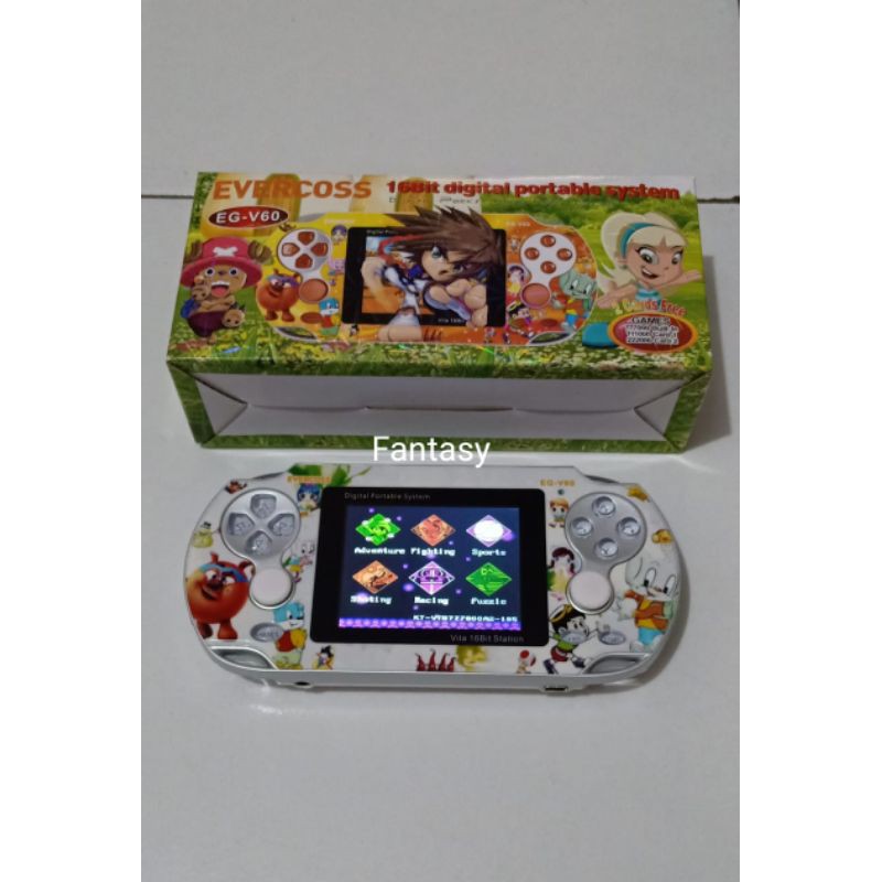 GAME PVP PORTABLE EVERCOSS 16BIT NINTENDO