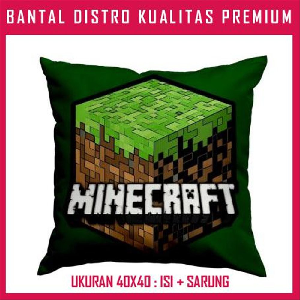 Bantal Minecraft 28 MICT28 Bantal Sofa-Mobil Limited