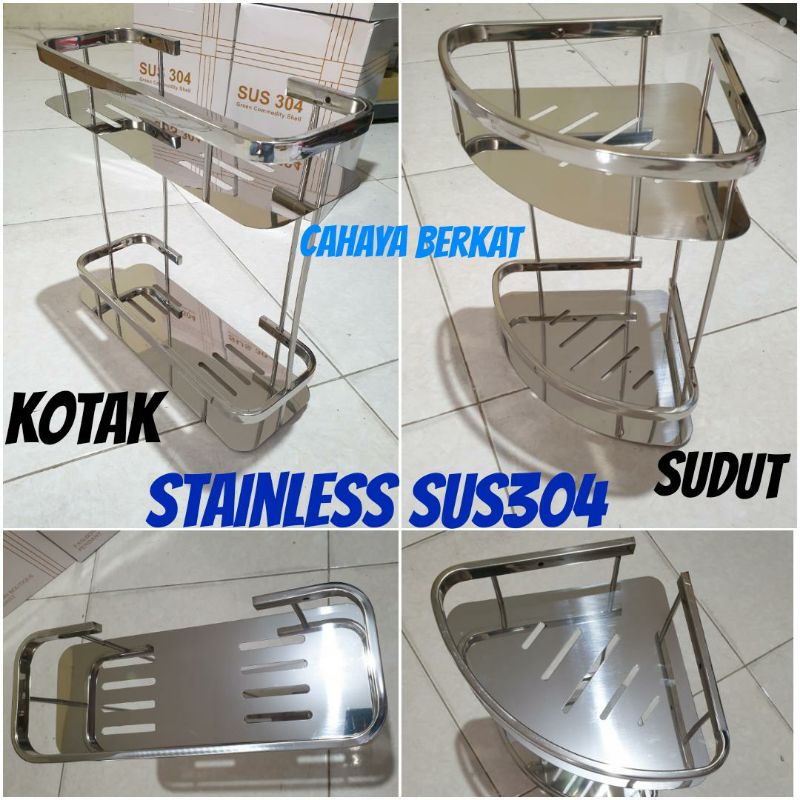 Rak sabun stainless sus304 TEBAL anti karat PROMO TERMURAH