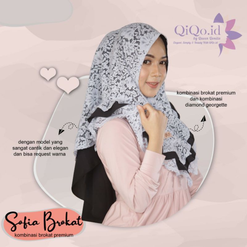 Khimar Brukat by QiQo ID