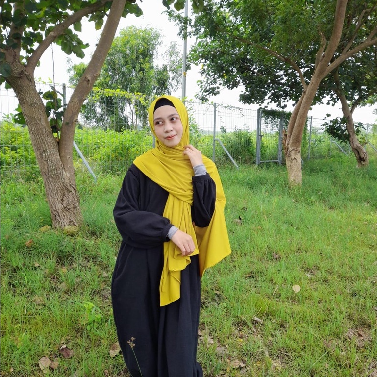 Jilbab Pashmina Malay Jersey Premium Hijab PASMINA PASHMINA MALAY MALAYSIA JERSEY Premium Ori Aulana Grosir Murah-7