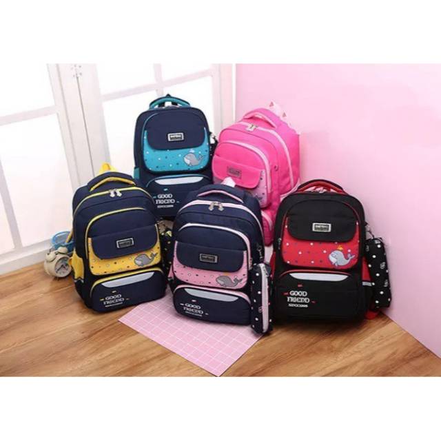 Back Pack Double Decker_Tas Ransel Anak_Lol_Unicorn_Superhero_Paw Patrol_Shopkins Fashion Cewek Pp