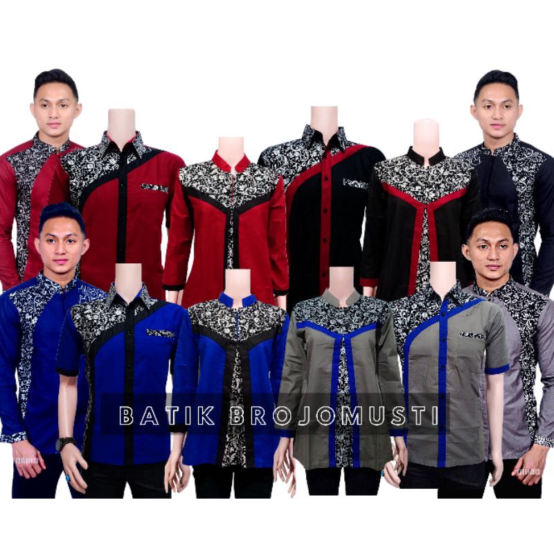 Batik Set/ couple set baju pria wanita batik batik kombinasi