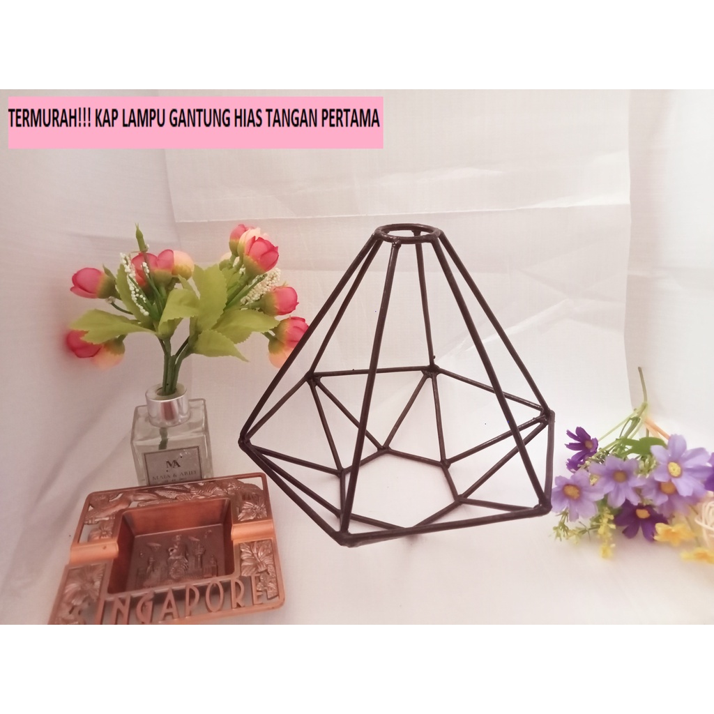 Kap Lampu Gantung Hias Diamond | Dekorasi Cafe Kamar Dapur