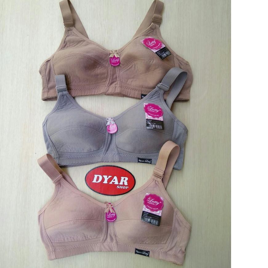 Termurah KANCING TIGA BH SPORT LUTTY kancing 3 | BH sport tanpa kawat tanpa busha ❈♕✪