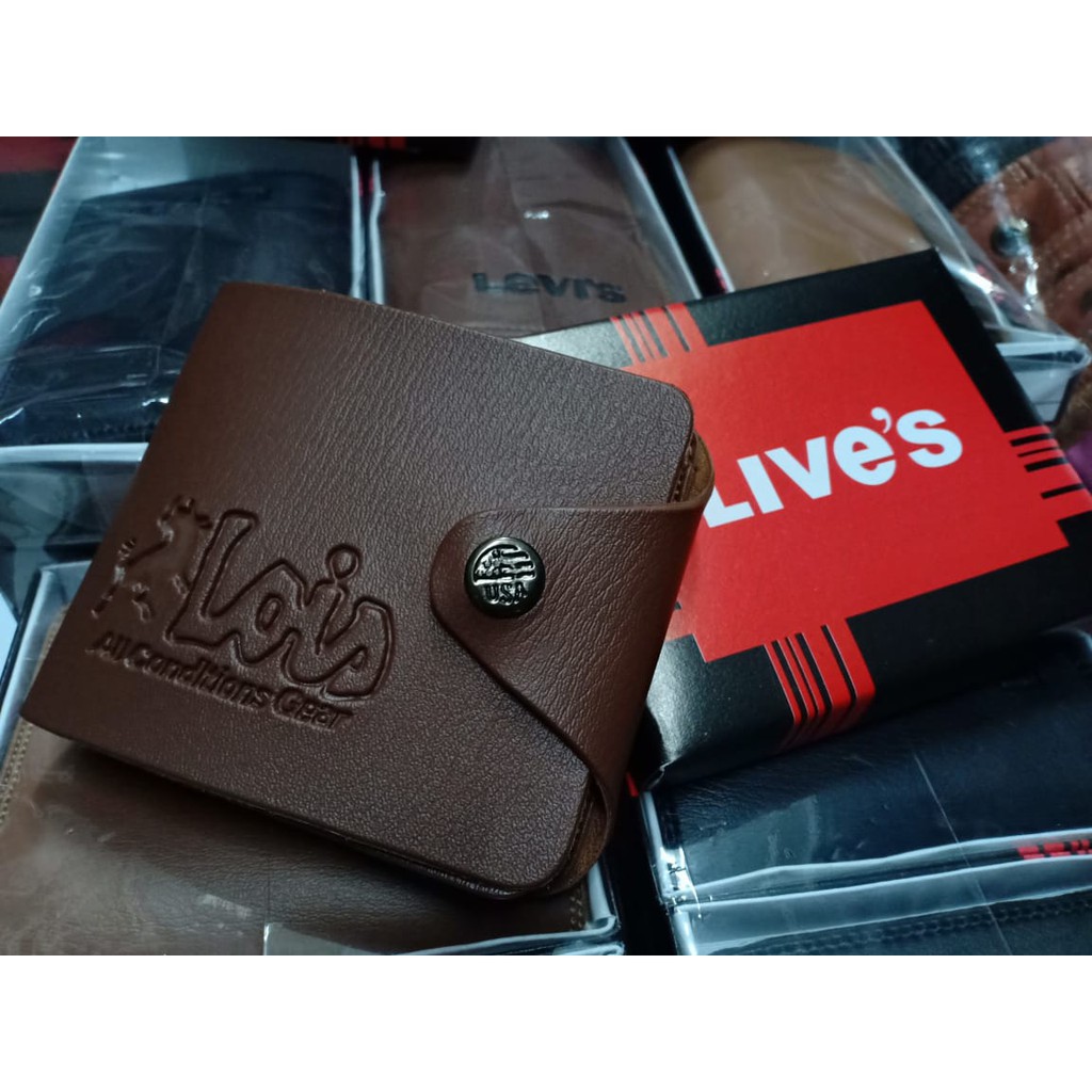 DOMPET PRIA MURAH MAHIKA SERIES ORI MY QEENA BY KIRANA STUFF TERLARIS BROWN