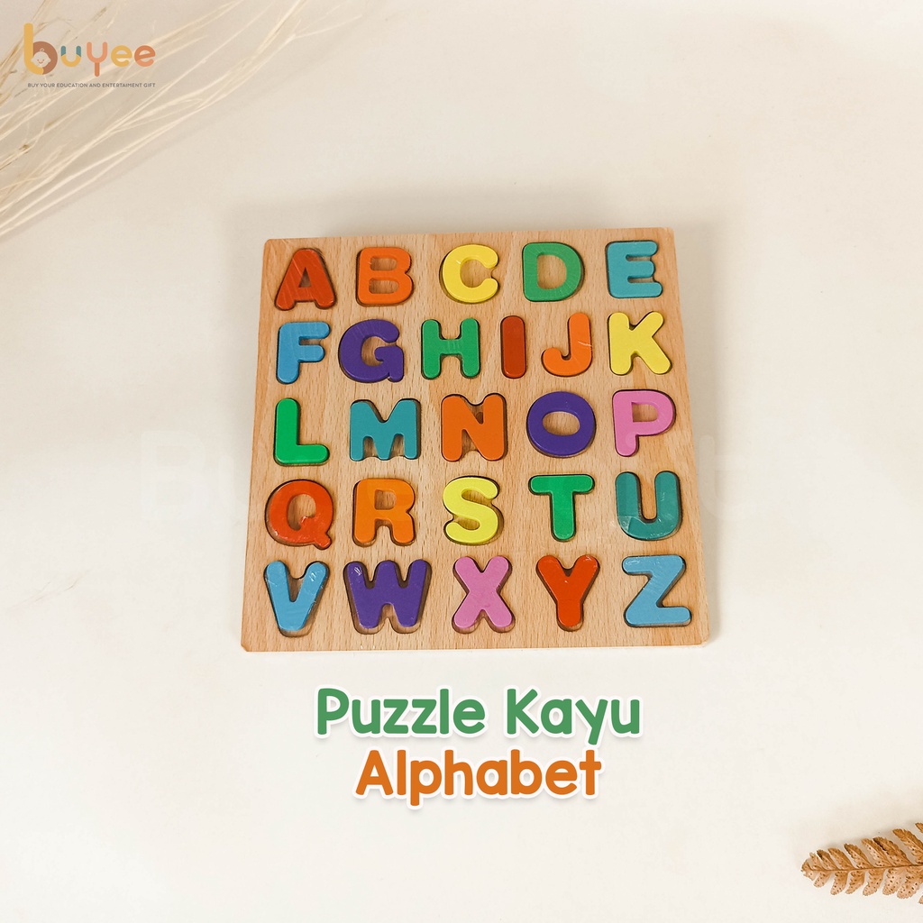 BUYEE GIFT - Mainan Edukasi Chunky Puzzle 3D | Chunky Puzzle Huruf ABC