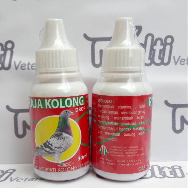 RAJA KOLONG DROP 30ml Vitamin Burung Merpati Jantan dan Betina Unggulan