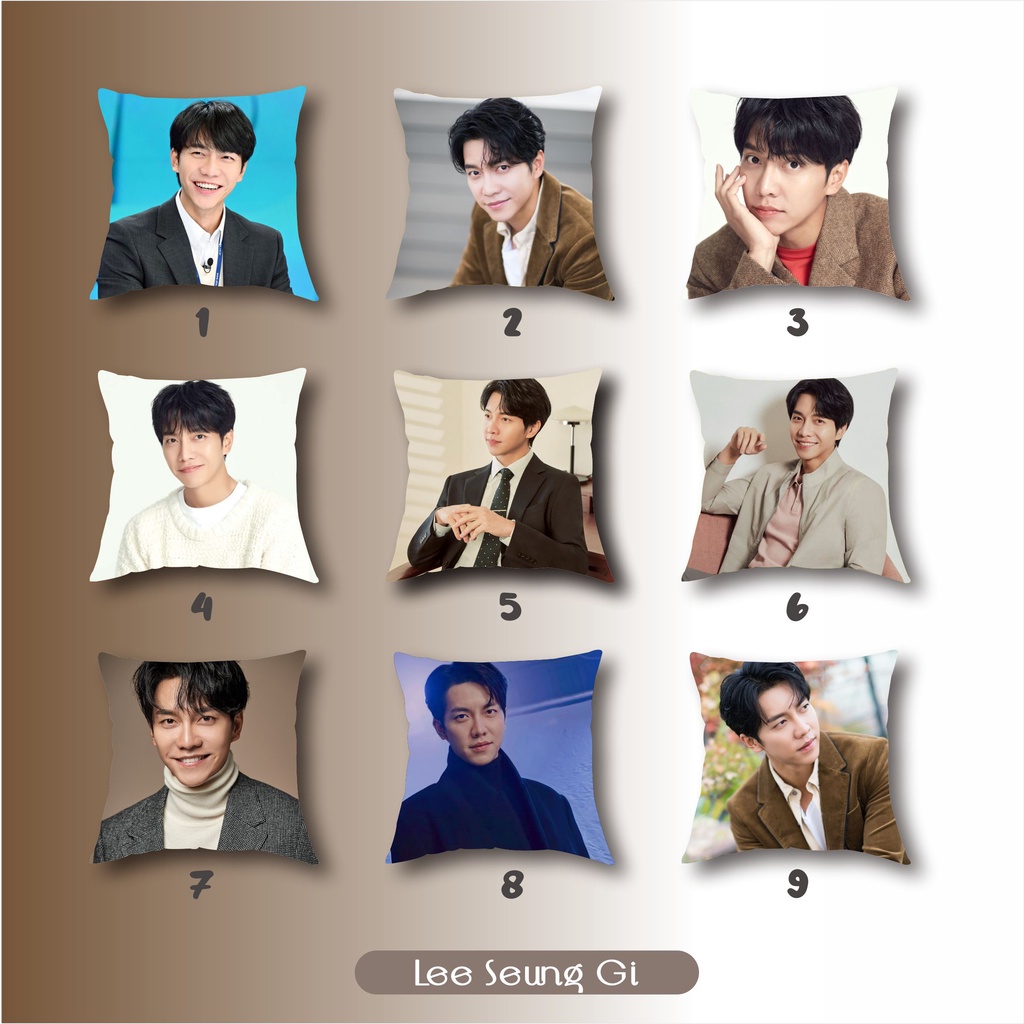 Bantal LEE JONG SUK , kim go eun ,lee joo gi,lee sung gi CUSTOM AKTOR KOREA