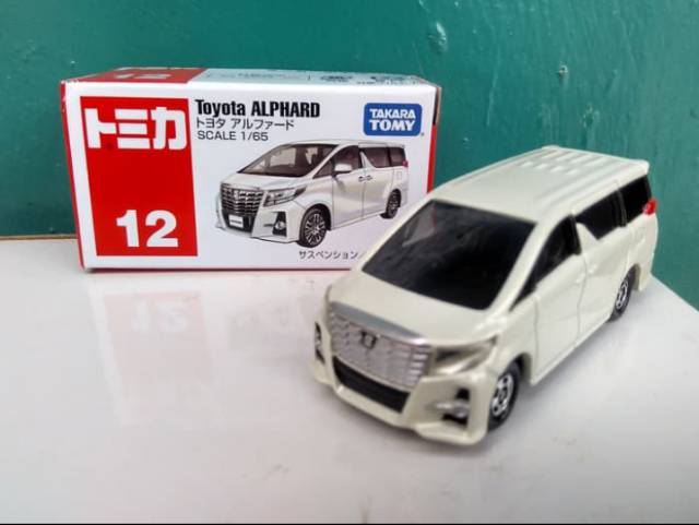 Tomica no 12 Toyota Alphard diecast miniatur mobil Takara Tomy murah