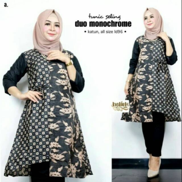 Shopee Pekalongan / Gamis Batik Jumbo Xxl All Size Ld 112 ...