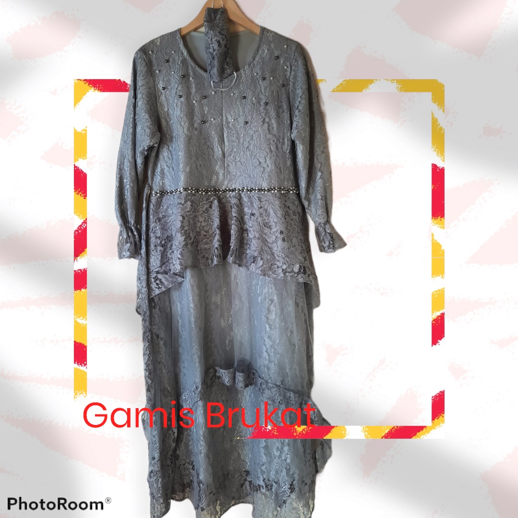 Paket Gamis Brukat Mevvah