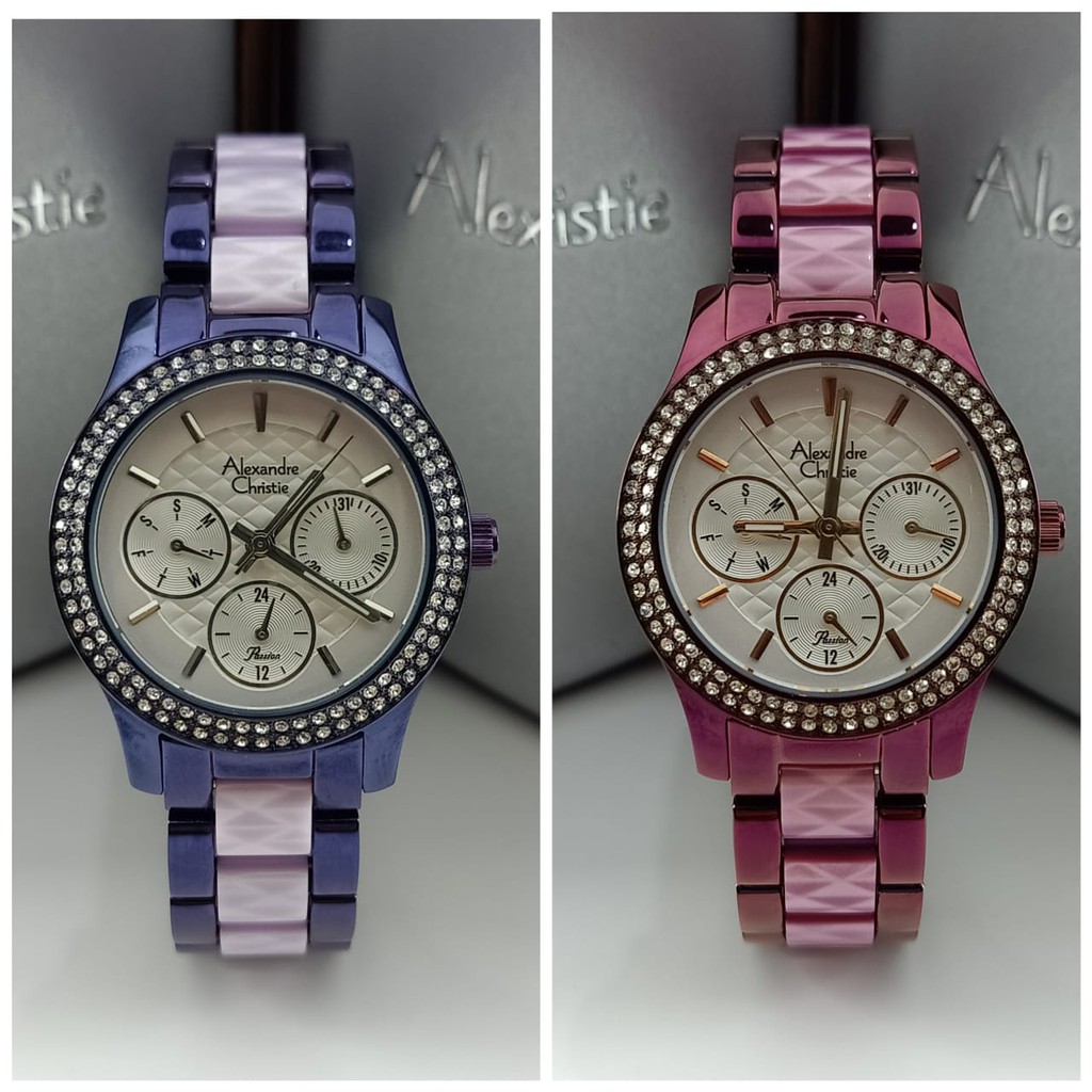 Jam Wanita Alexandre Christie AC2705 AC 2705 Original Garansi Resmi Alexander Christie Free Baterai