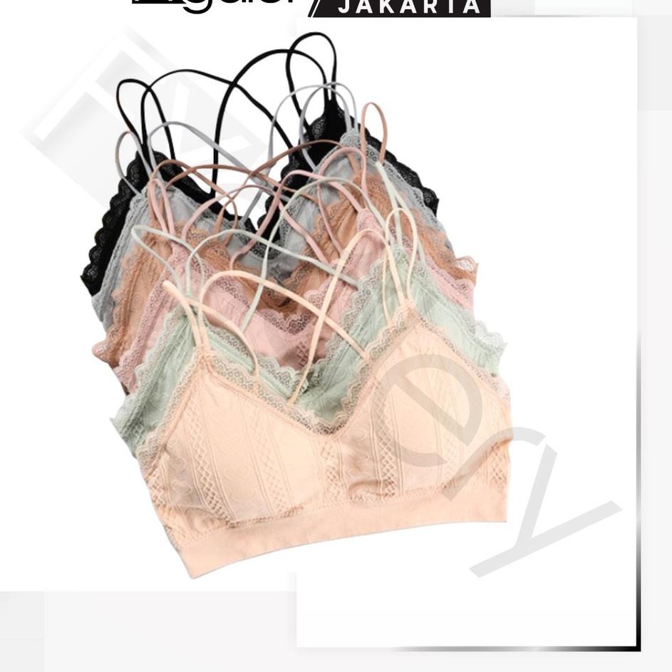 Harga Bersahabat.. FYGALERYJAKARTA - BRA501 Sport Bra Wanita Tanpa Kawat Pakaian Dalam Wanita Hight
