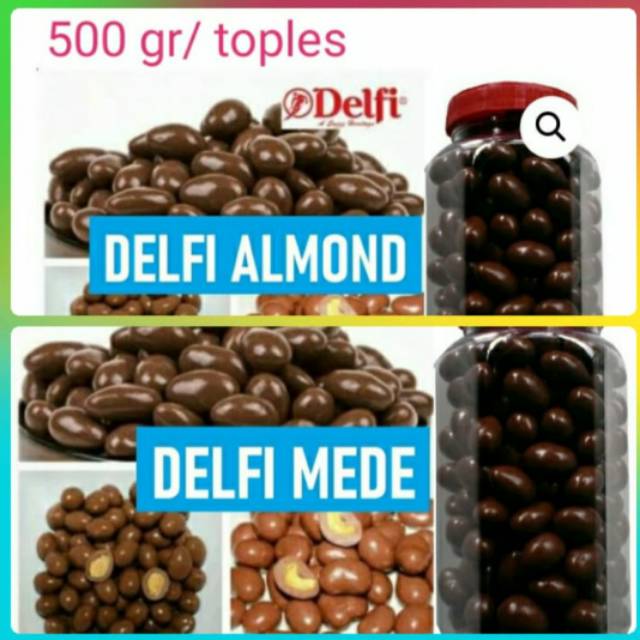 

COKLAT DELFI ALMOND DAN DELFI MEDE