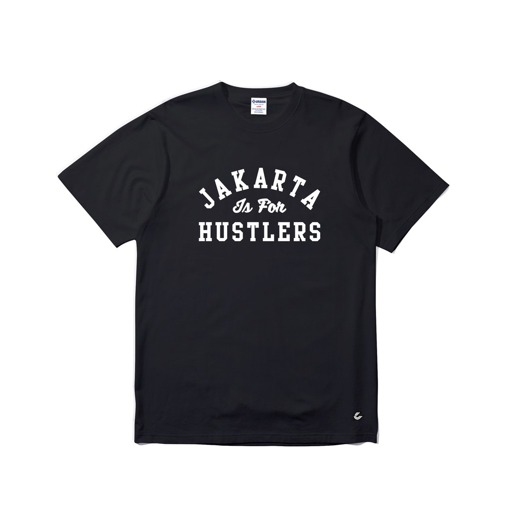 

Urbain Tshirt - Jakarta Is For Hustler - Black