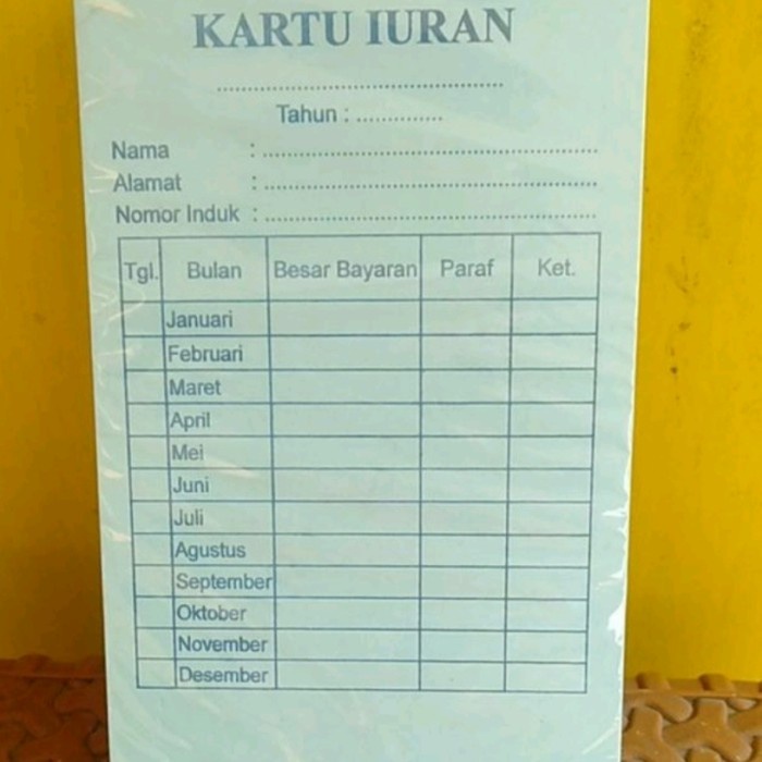 

Lucu Kartu Iuran Gilaa!!!