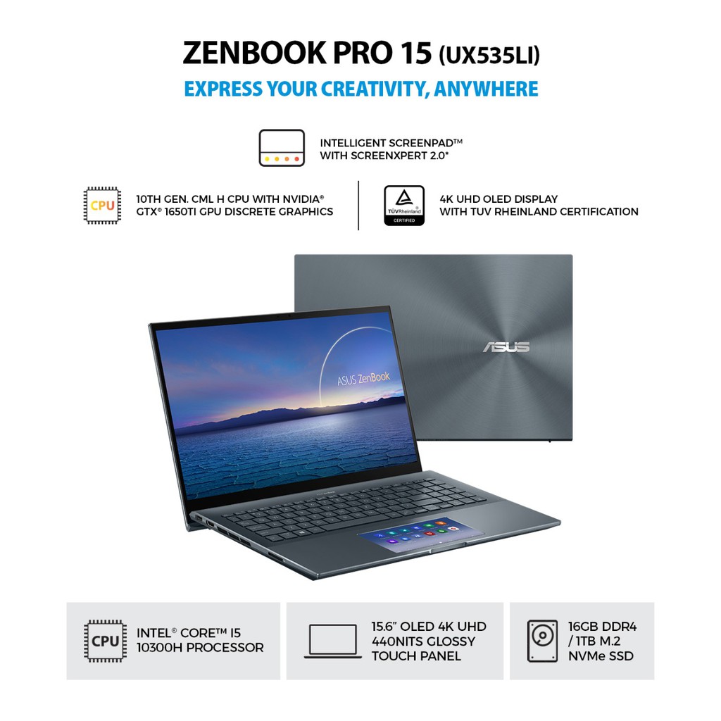 ASUS ZenBook Pro 15 OLED UX535LI-OLED511SP