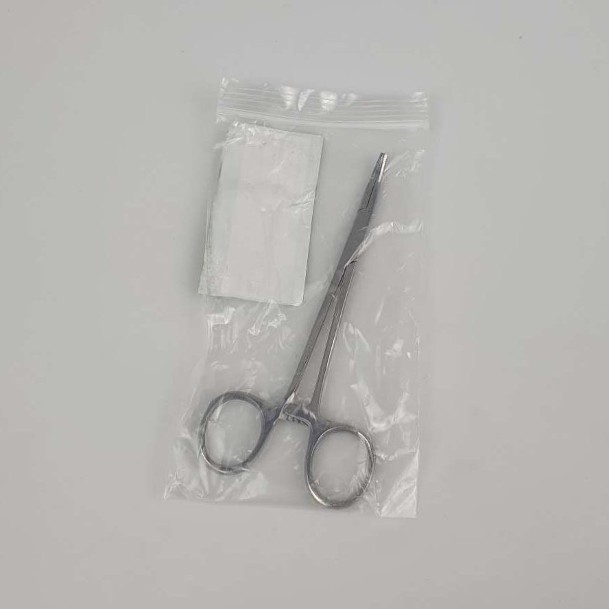 Gunting Operasi Dokter Medis Hemostat Pliers Clamp Elbow 12.5cm J4 682