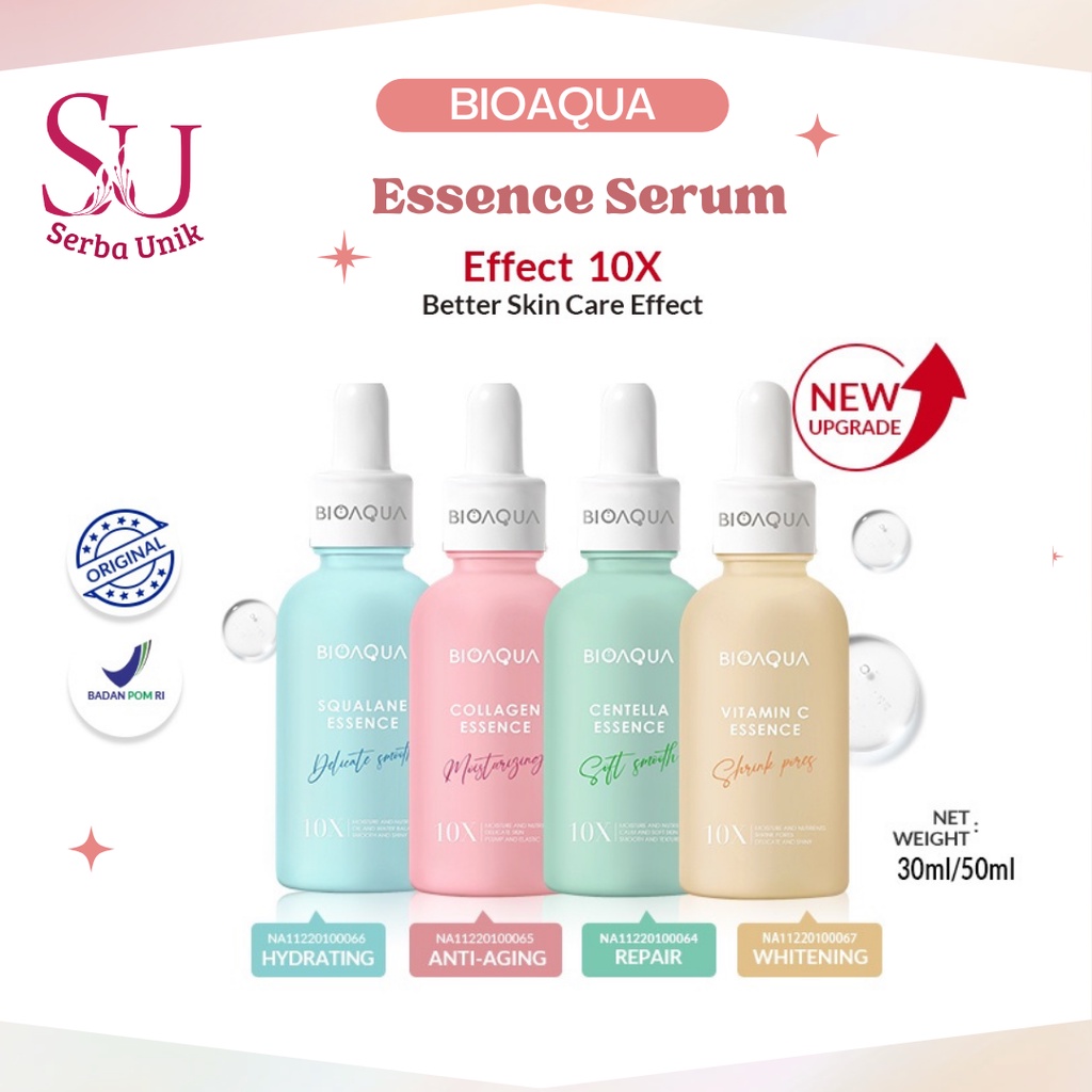 Bioaqua 10X Effect Moisturizing Essence Repair / Anti Aging / Vitamin C Whitening Serum